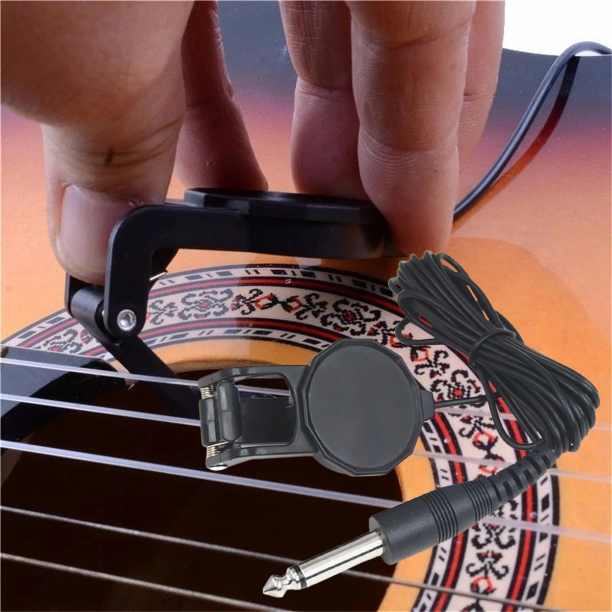 Musical Instrument Sounds - Audio Jack Clip On Pickup/2.5 M