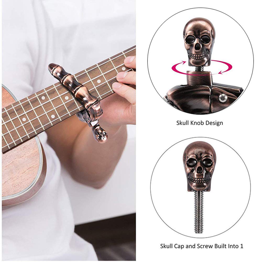 Guitar Capo Skull Capo for Aco - Musical Instrument Dulcimer recension och pris