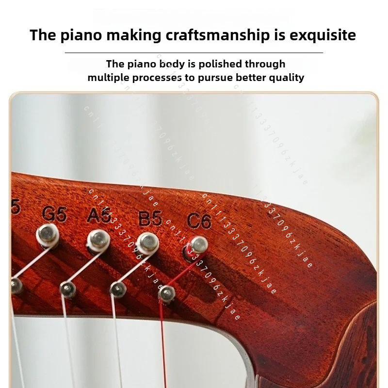 Handmade 15 Tone Harp Sound Th - Musical Instrument Sounds recension och pris