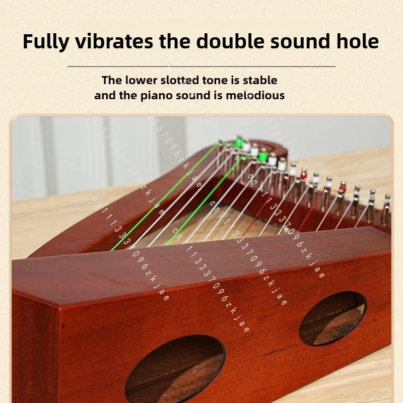 Handmade 15 Tone Harp Sound Th - Musical Instrument Sounds recension och pris