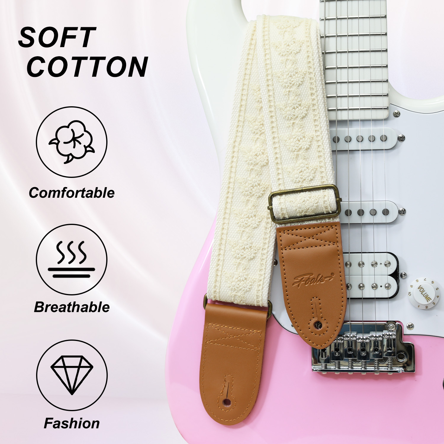 FOALS Guitar Straps Folk Bass  - Musical Instrument Sounds recension och pris