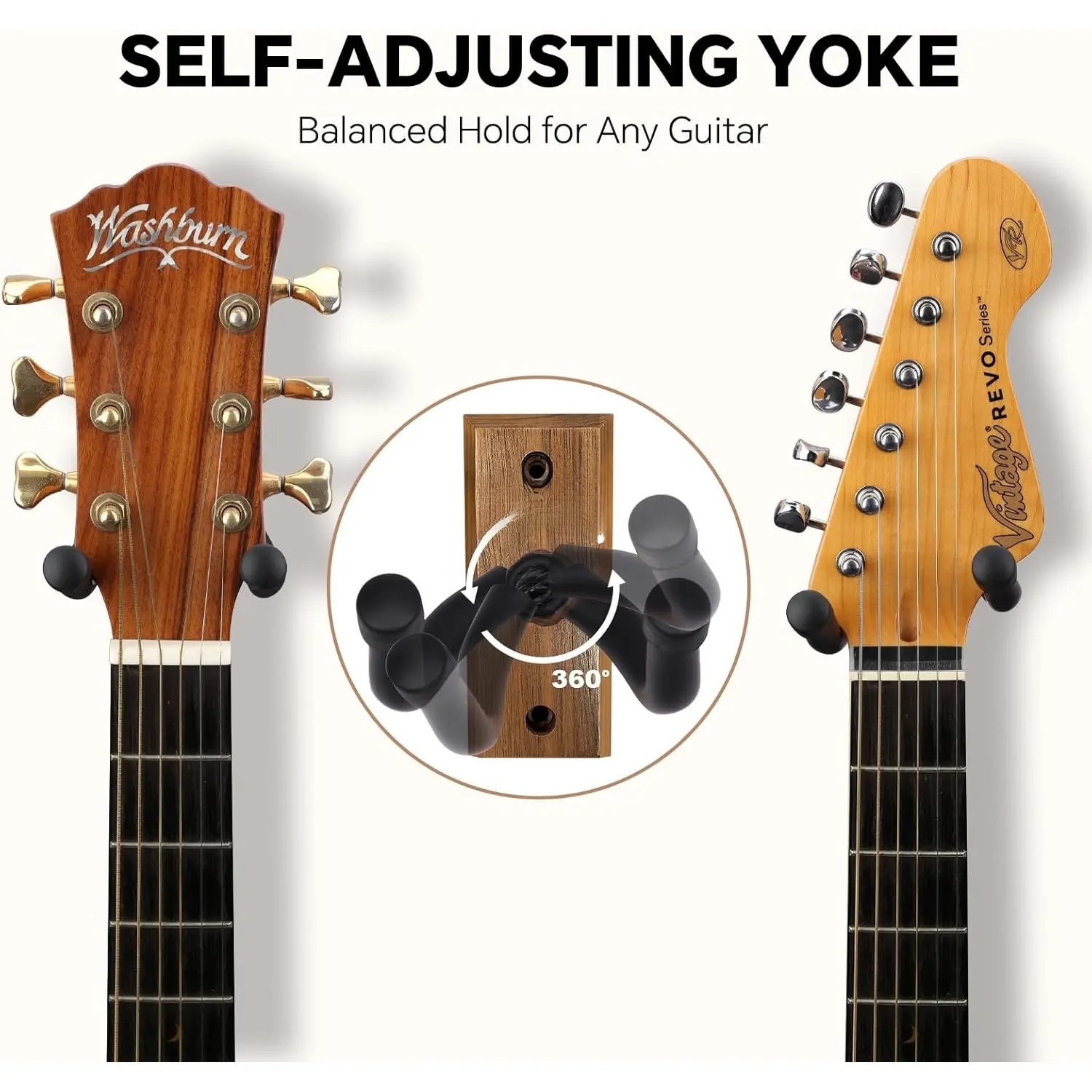 Wall Mount Guitar Hook Hanger  - Musical Instrument Dulcimer recension och pris