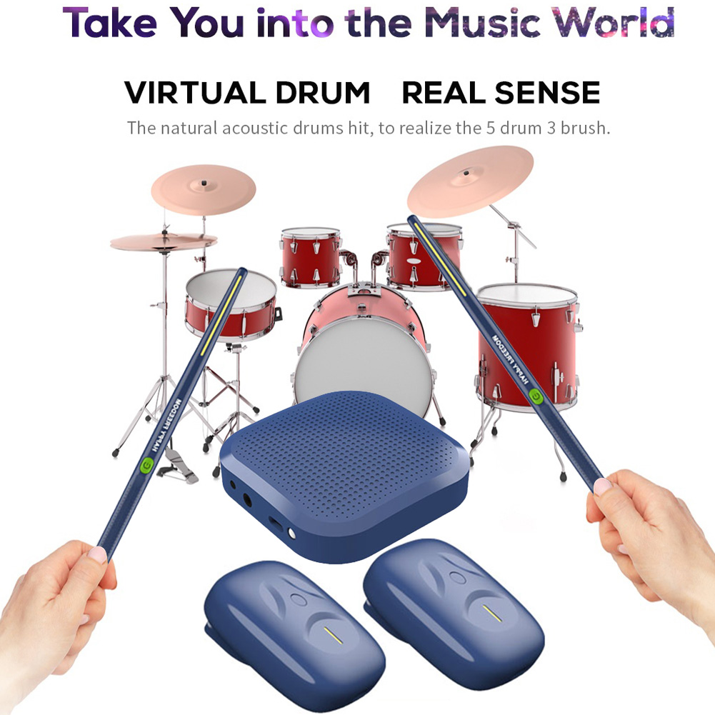 Somatosensory Virtual Drum Kit - Musical Instrument Virtual recension och pris