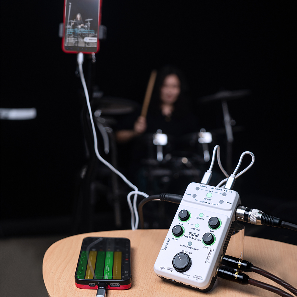 JOYO Audio Mixer MOMIX PRO Sui - Musical Instrument Sounds recension och pris