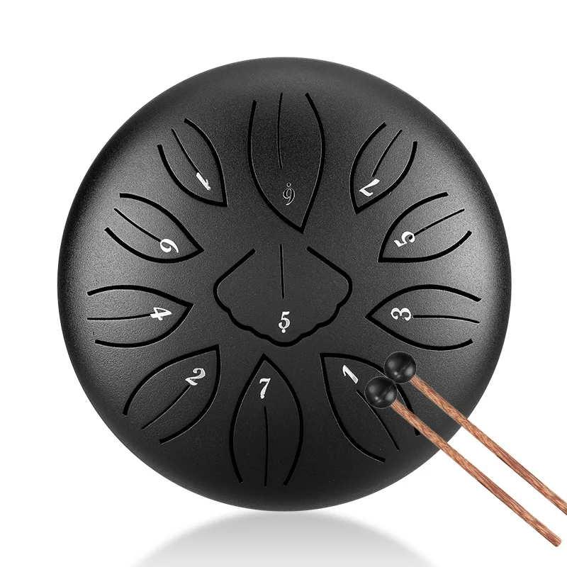 Hluru Steel Tongue Drum 6 Inch - Musical Instrument Dulcimer recension och pris