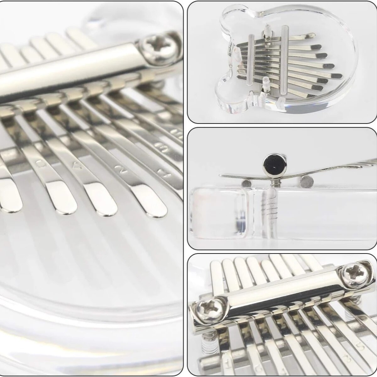 Miwayer 8 Keys Mini Kalimba Ra - Musical Instrument Sounds recension och pris
