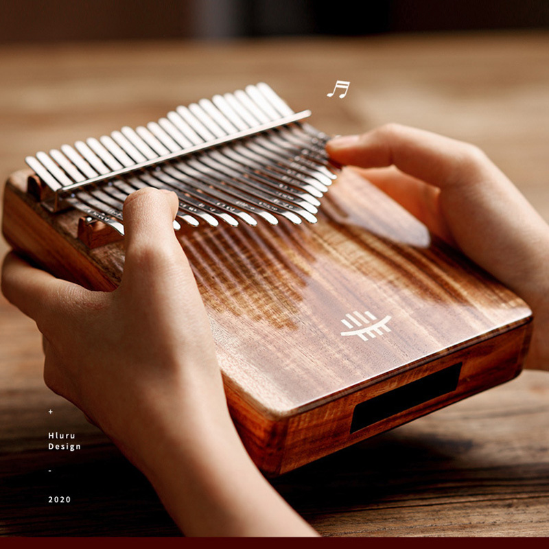 Hluru Kalimba 17 Keys with Hol - Musical Instrument Dulcimer recension och pris