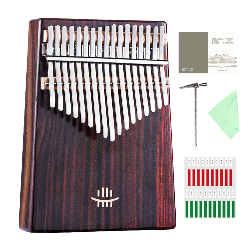 Hluru Kalimba 17 Keys with Hol - Musical Instrument Dulcimer recension och pris
