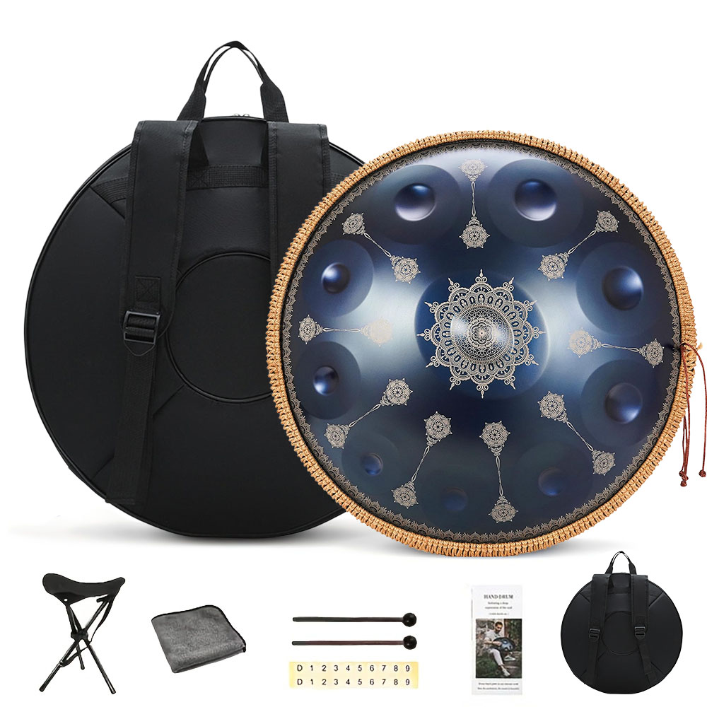 10 Notes Handpan Drum 22 Inch  - Musical Instrument Sounds recension och pris