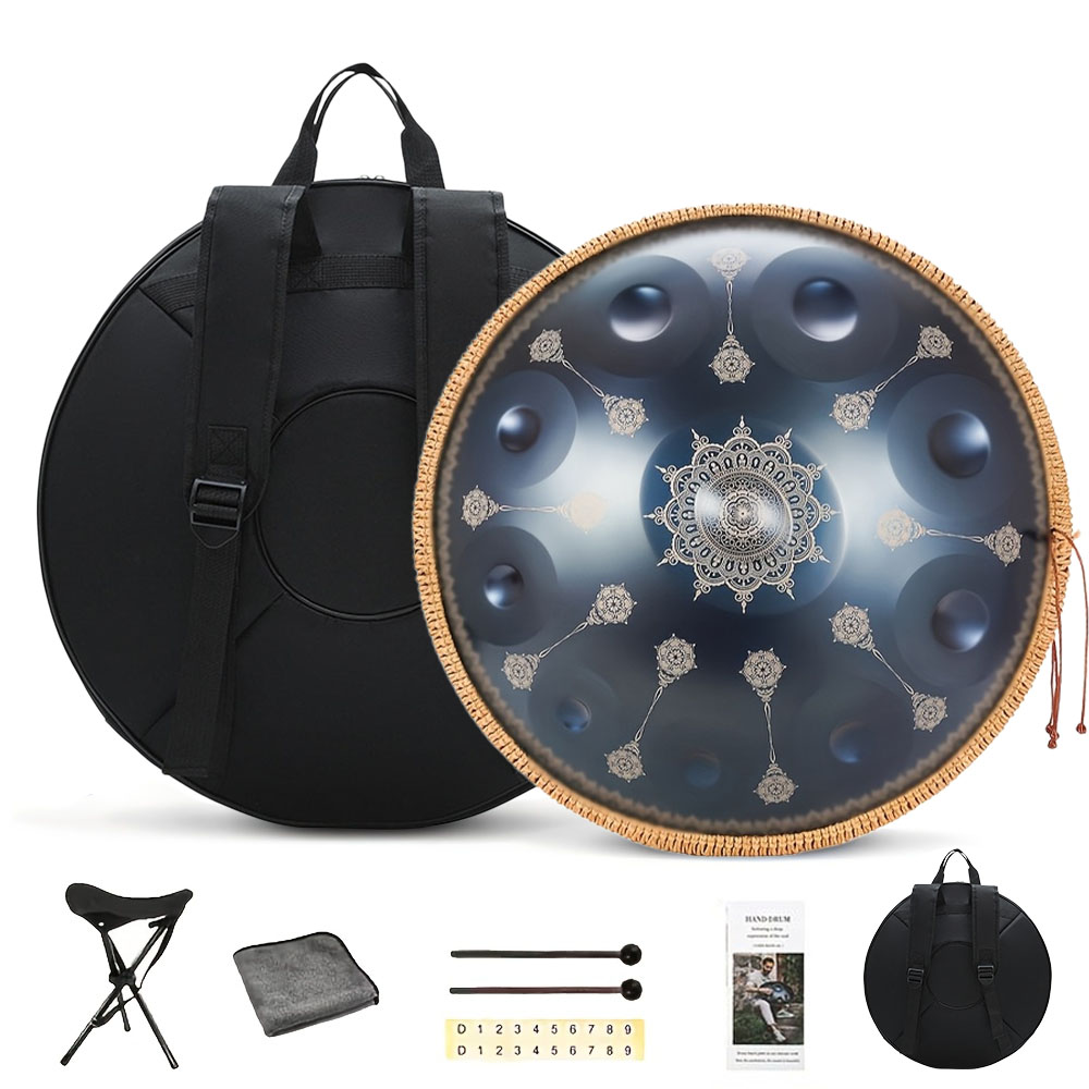 10 Notes Handpan Drum 22 Inch  - Musical Instrument Sounds recension och pris