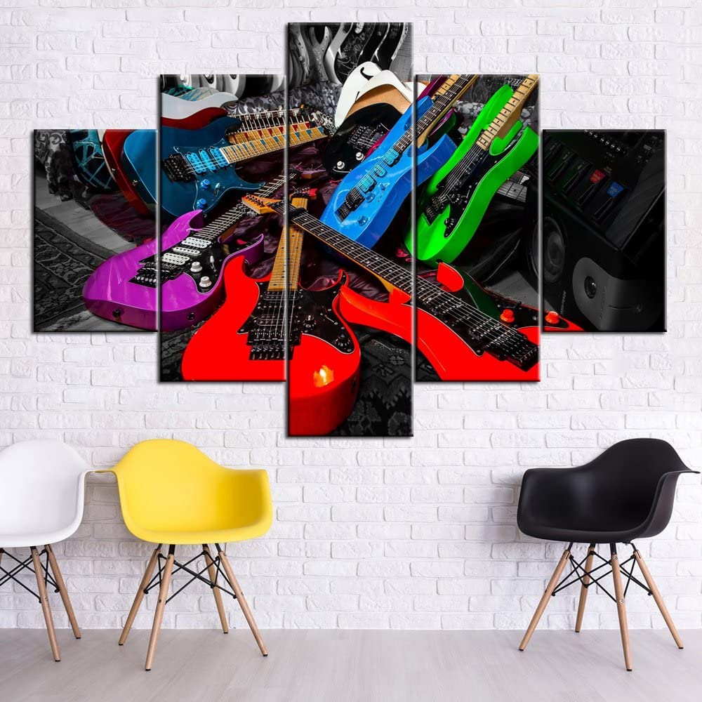 Unframed 5Pcs Musical Instrume - Picture Of Musical Instrument recension och pris