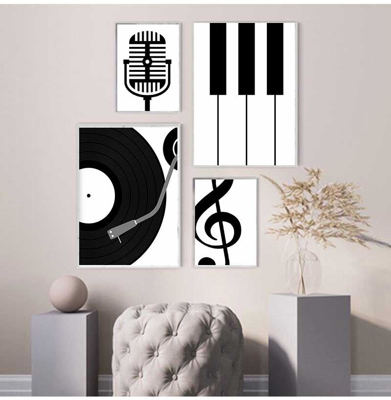 Minimalist Instrument Posters  - Picture Of Musical Instrument recension och pris