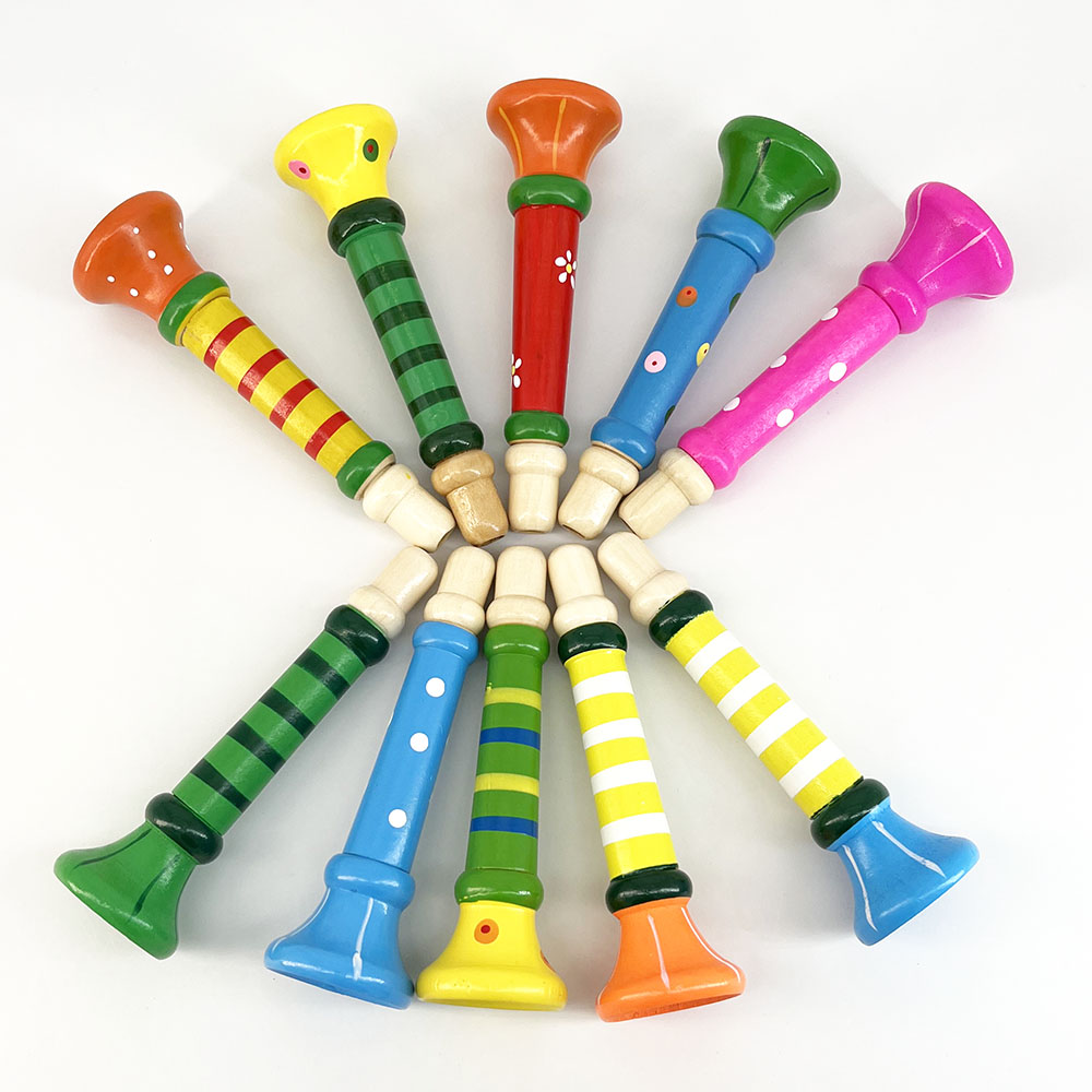 Wooden Trumpet Children Toy Ho - Musical Instrument Fagot recension och pris