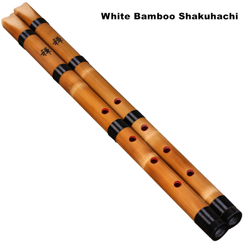 Handmade Natural White Bamboo  - Musical Instrument In Japanese recension och pris