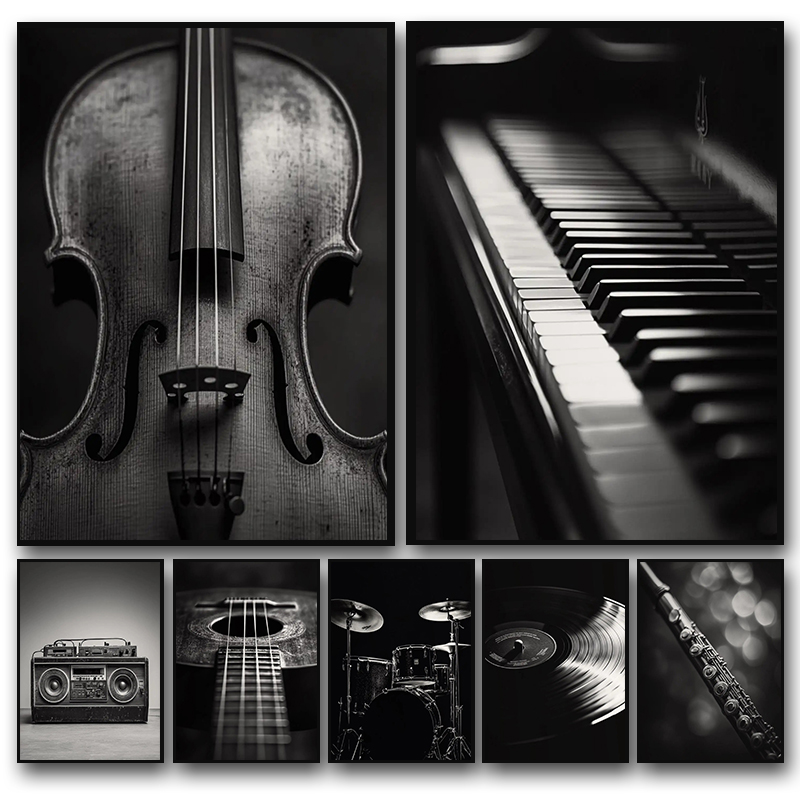 1pc frameless Classic Musical  - Picture Of Musical Instrument recension och pris