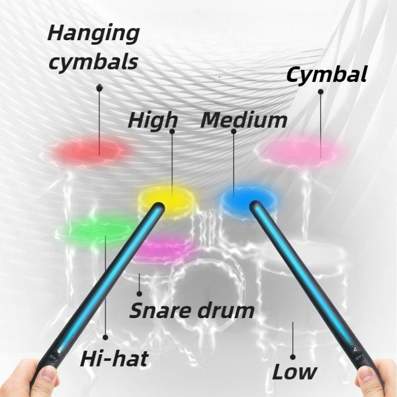Air Electronic Drum Set Beginn - Musical Instrument Virtual recension och pris